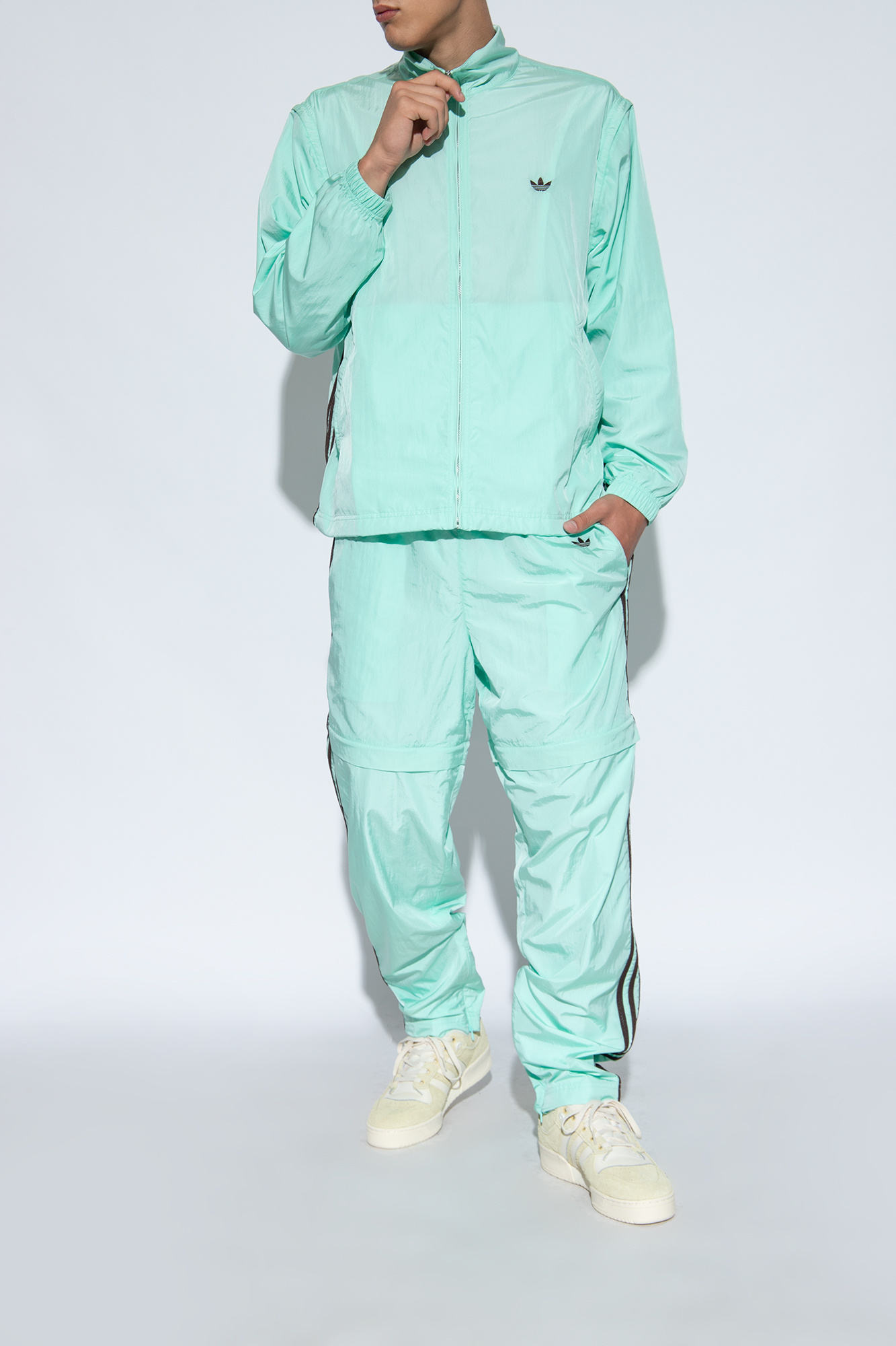 Mint green outlet adidas tracksuit